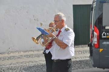 Homenaje de la Banda Municipal de Música a la Policía Local y Policía Nacional  (Foto Francisco Javier Santana)